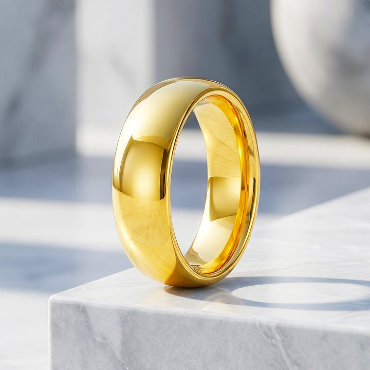 Midas_Touch_High_Polish_Gold_Domed_Tungsten_Carbide_Ring_1